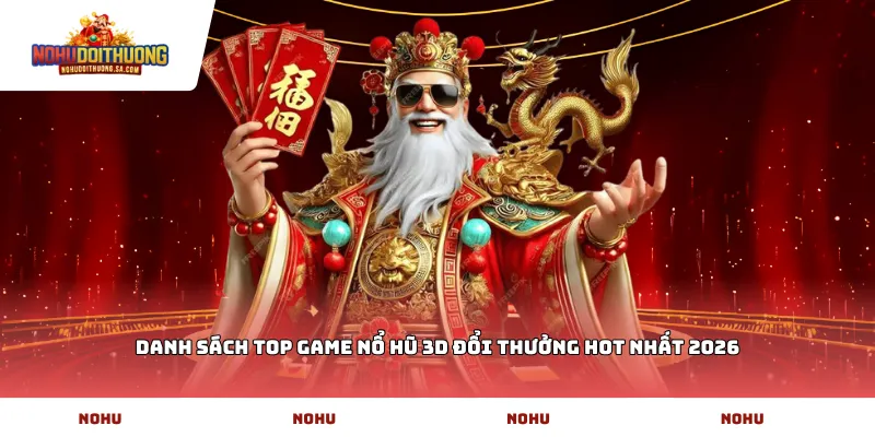 Danh sách Top game nổ hũ 3D đổi thưởng hot nhất 2026