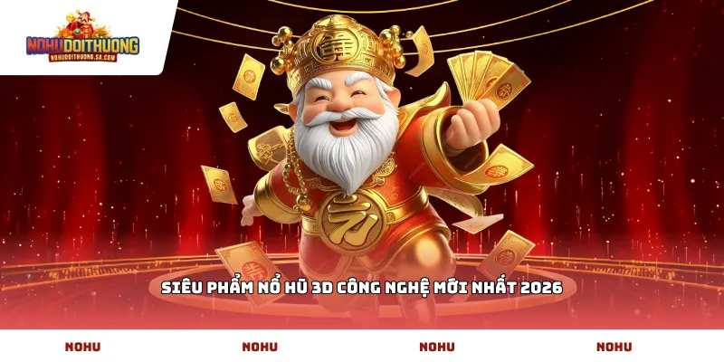 Siêu phẩm nổ hũ 3D công nghệ mới nhất 2026